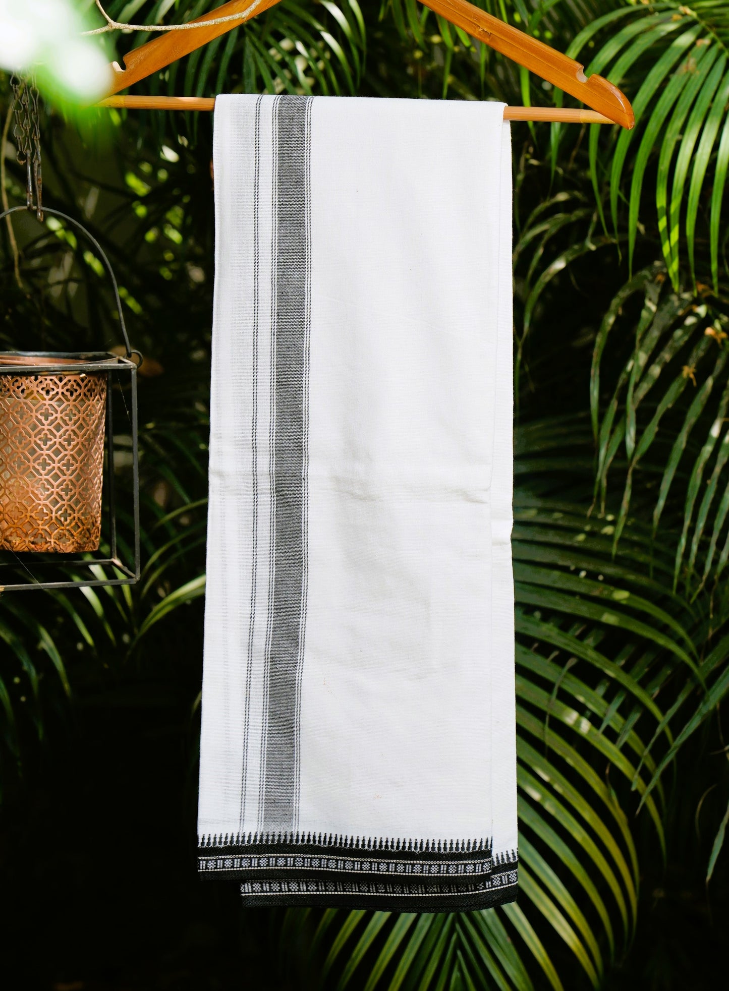 Plain White Dhoti